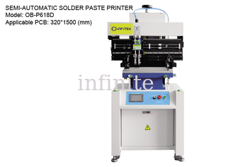 320*1500mm PCBのために半自動スライド・レールのはんだののりプリンター