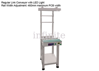 LEDライトで調節可能な2m 2.5m正常なPCBリンク コンベヤー