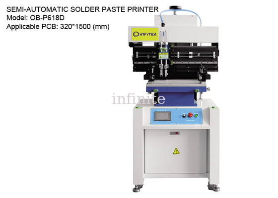 320*1500mm PCBのために半自動スライド・レールのはんだののりプリンター