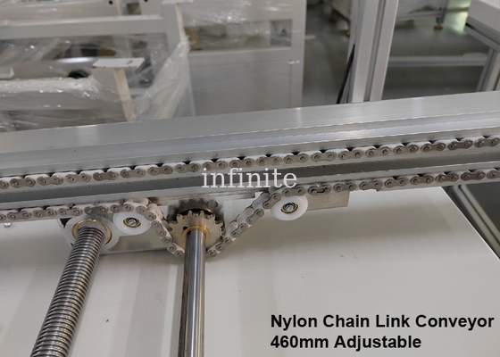 調節可能なナイロン チェーン リンク コンベヤー 1m 2m の長さ 460mm PCB